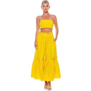 NWT Ulla Johnson Florian Skirt Sunsprite Sz 4